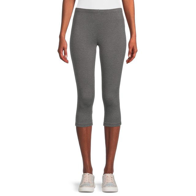 RealSize Women's Stretch Jersey Capri Leggings, XSXXXL