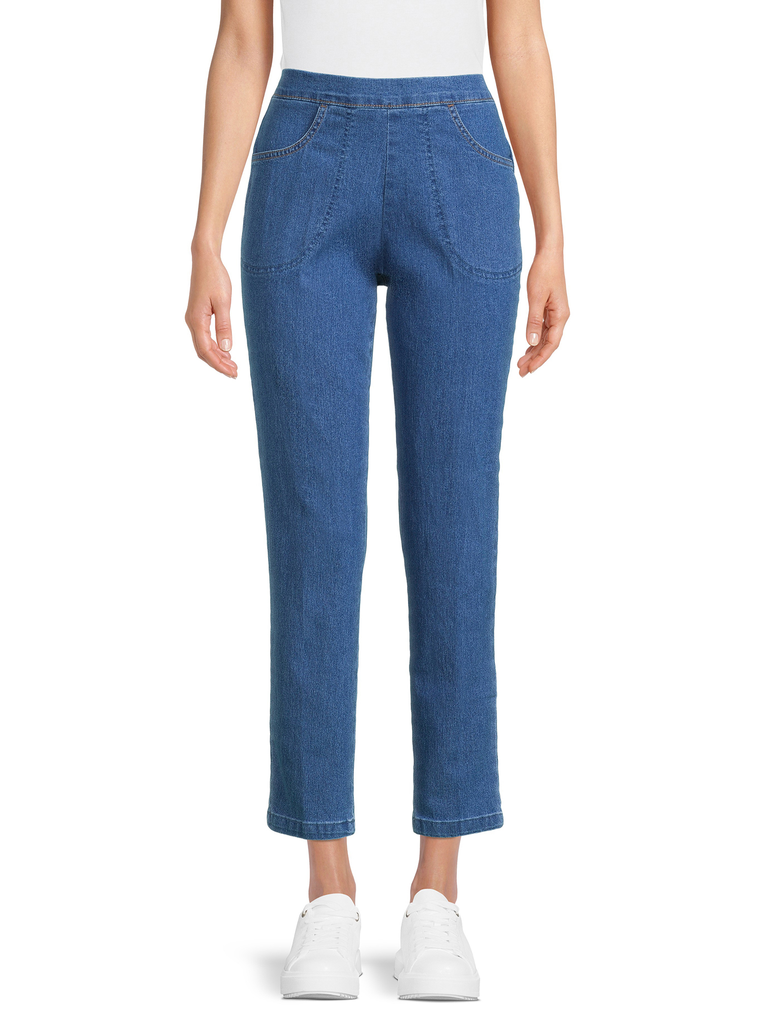 Gloria Vanderbilt Women's Amanda Pull On Pant, Regular and Short Inseams