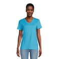thumbnail image 1 of RealSize Women's V-Neck Tee with Short Sleeves, Sizes XS-3XL, 1 of 6