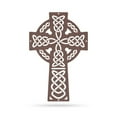 thumbnail image 1 of RealSteel Celtic Knot Cross Wall Art, Symbol of Faith and Irish Heritage (Penny Vein), 1 of 5