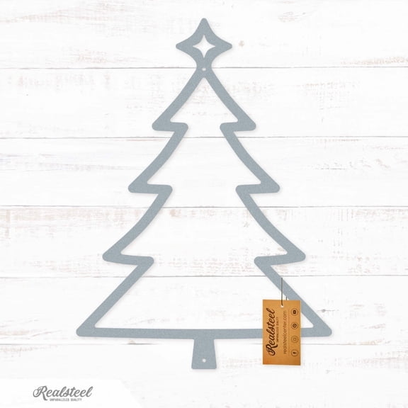 RealSteel: Choose Your Christmas Tree Design - Customizable Metal Holiday Décor for Indoor/Outdoor Display (Type4-TS-14)