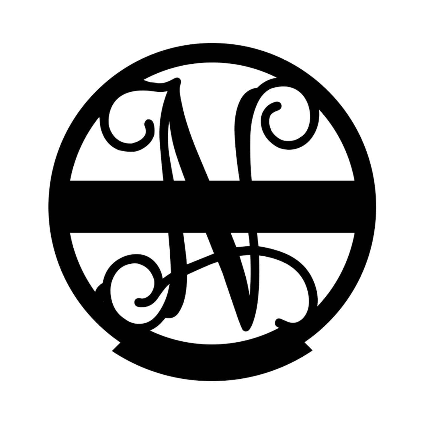 RealSteel Family Name Monogram Personalized Metal Wall Art Sign For realsteel-family-name-monogram-personalized-metal-wall-art-sign-for
