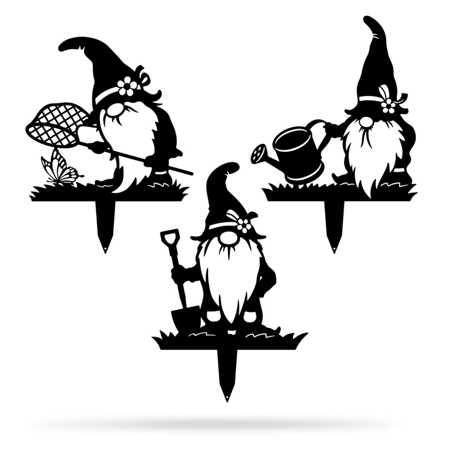 RealSteel Garden Art Gnomes Gardening Pack – Whimsical Yard Décor, Perfect for Garden Enthusiasts (B)