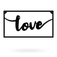 thumbnail image 1 of RealSteel Love Metal Sign - Indoor/Outdoor Holiday Décor, Quality Script Wall Art with Powder-Coated Finish, Ideal for Mantles & Walls, Rust-Resistant, Made in the USA (B), 1 of 3