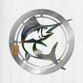 thumbnail image 1 of RealSteel Marlin Compass Wall Art | Fishing Decor | Metal Wall Art Decor | Fishing Signs | Fish Wall Art | Hunting Fishing Signs Wall Art | Marlin Fish Wall Art (36" Clear Coat), 1 of 8