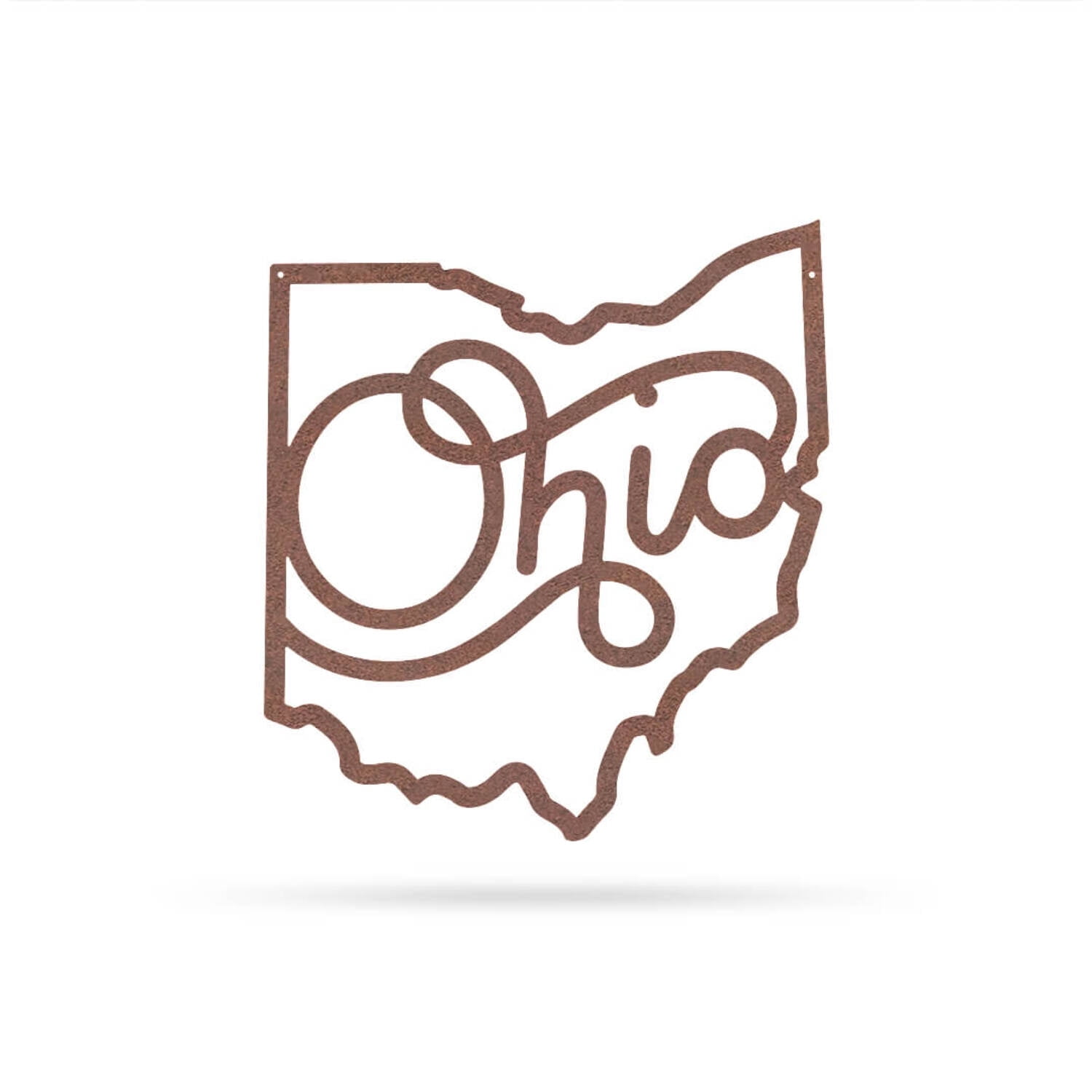 Rust Color Metal Barn RealSteel Ohio Metal Decor (Rust, 18