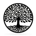 thumbnail image 1 of RealSteel, Tree of Life Home Decor, Metal Wall Art, Indoor Outdoor Decorations, Perfect as Housewarming, Wedding, Birthday or Anniversary Gifts (18"/Black), 1 of 8