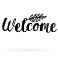 thumbnail image 1 of RealSteel Welcome Sign - Metal Welcome Décor for Home, Garden, or Porch (17"/B), 1 of 7