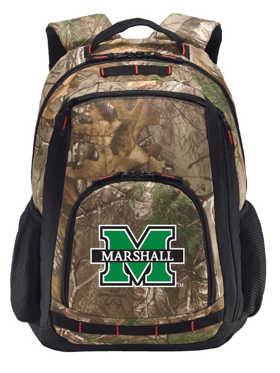 RealTree Camo Marshall Backpack Marshall University Camo Backpack with Laptop Computer Section