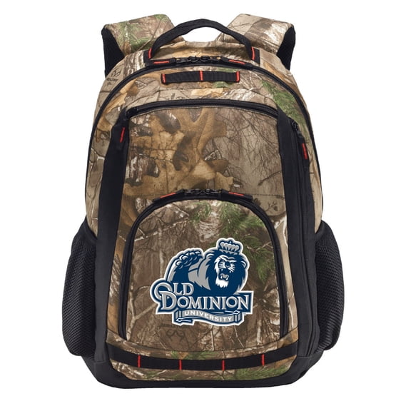 RealTree Camo Old Dominion Backpack ODU Camo Backpack with Laptop Computer Section
