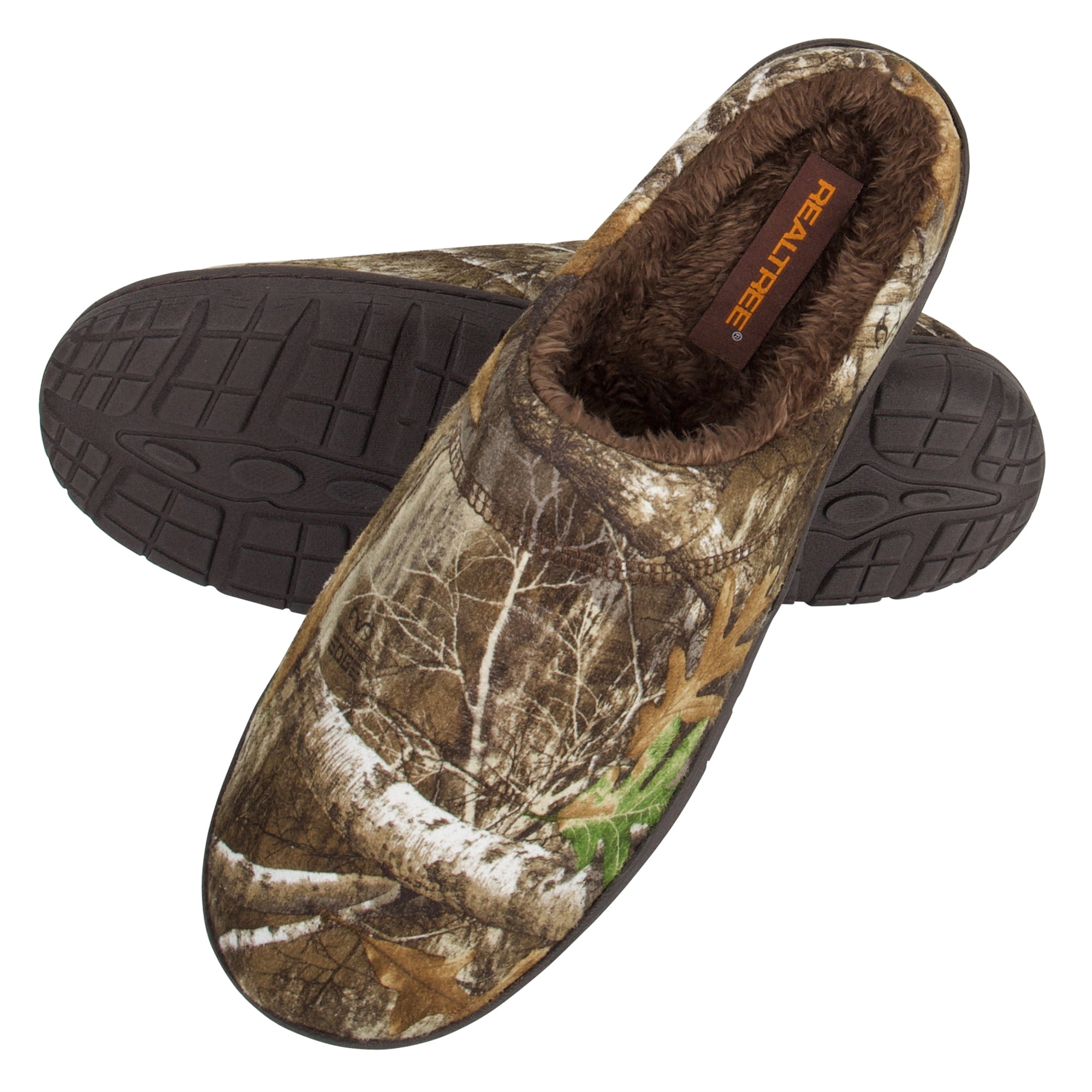 RealTree Men's Camo Indoor/Outdoor Clog & Moccasin House Slippers