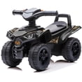 thumbnail image 1 of RealTree: Quad Push Car - Black - Foot-To-Floor Ride-On Toy, 4 Wheeled ATV Vehicle, Reastic Engine Sound, Walker Handle, Licensed, Toddlers-Kids 12mo+, 1 of 9