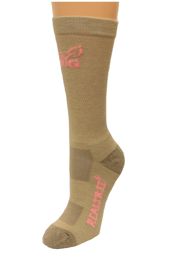 Ultra-Dri Ladies Boot Socks, 1 Pair, Medium (W 6-9), Khaki