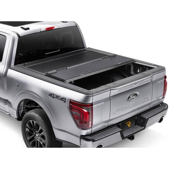 BAKFlip 772447 F1 Hard Folding Tonneau Cover Fits 2024-2025 Toyota Tacoma w/ Deck Rail System 6'2" Bed