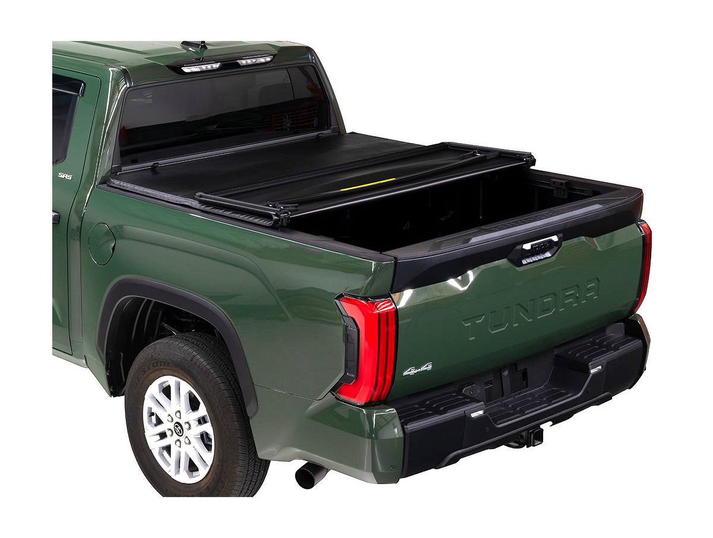 RealTruck Tonno Pro TonnoFold Tri-Fold Soft Folding Tonneau Cover Fits 2009-2018 Ram 1500, 19-23 Classic, 03-18 2500/3500 8' Bed (96")