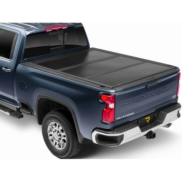 RealTruck UnderCover Flex Hard Folding Tonneau Cover Fits 2019-2025 Chevy/GMC Silverado/Sierra 2500/3500HD 8'1" Bed (97.6")