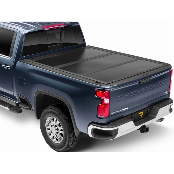 RealTruck UnderCover Flex Hard Folding Tonneau Cover Fits 2019-2025 Dodge Ram 1500 (New Body Style) Works w/ RamBox, Does Not Work With Black Track System 5'7" Bed (67.4")