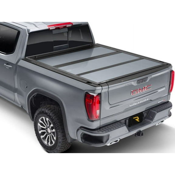 RealTruck UnderCover Fusion Hard Trifold Fits 2021-2024 Ford F150 6'7 Bed Paint Code YZ Oxford White