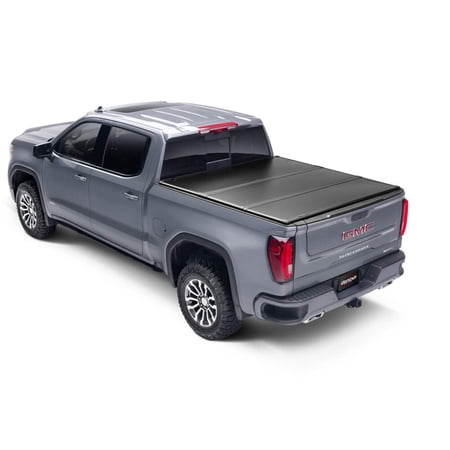 RealTruck UnderCover Triad Hard Folding Tonneau Fits 1999-2019 Silverado/Sierra 1500, 1999-2019 2500, 2001-2019 3500 6'6" Bed