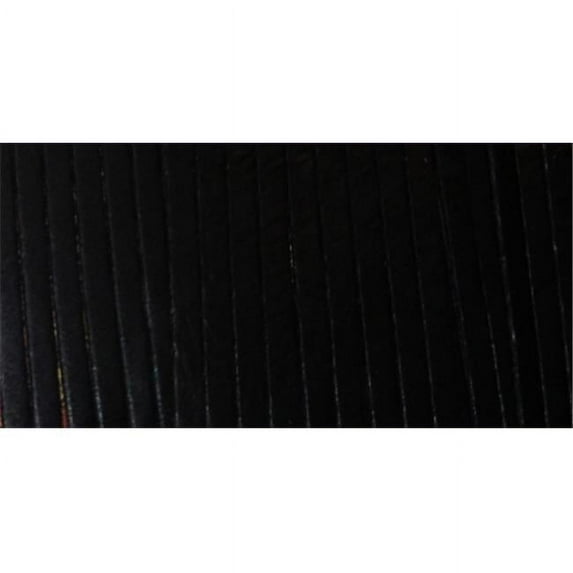 Realeather Crafts SF0203-1000 Deerskin Fringe 2 in. X3 in. 2-Pkg-Black
