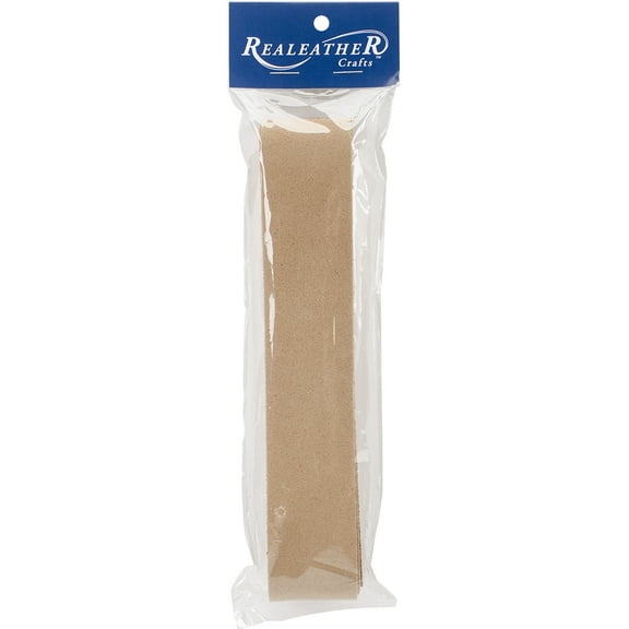 Realeather Crafts Suede Strip 1.5"X42"Beige