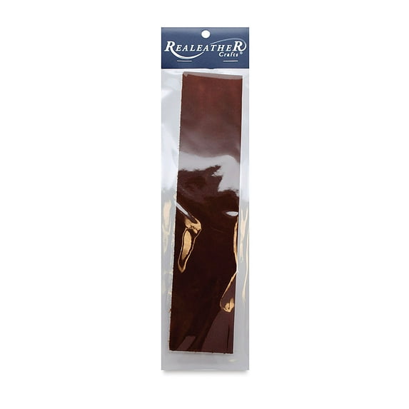 Realeather Leather Bracelet Blank - Tan, 2" wide