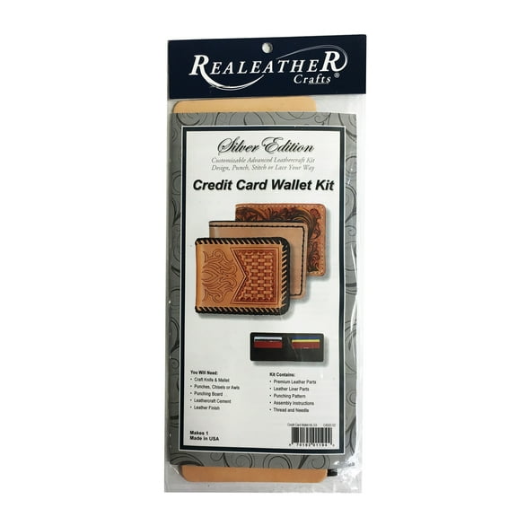 Realeather Leather Kit - Credit Card Wallet