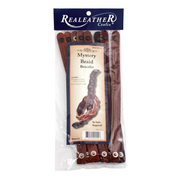 Realeather, Mystery Braid Bracelets Pack, Mystery Braid Bracelets - 8/Pkg.