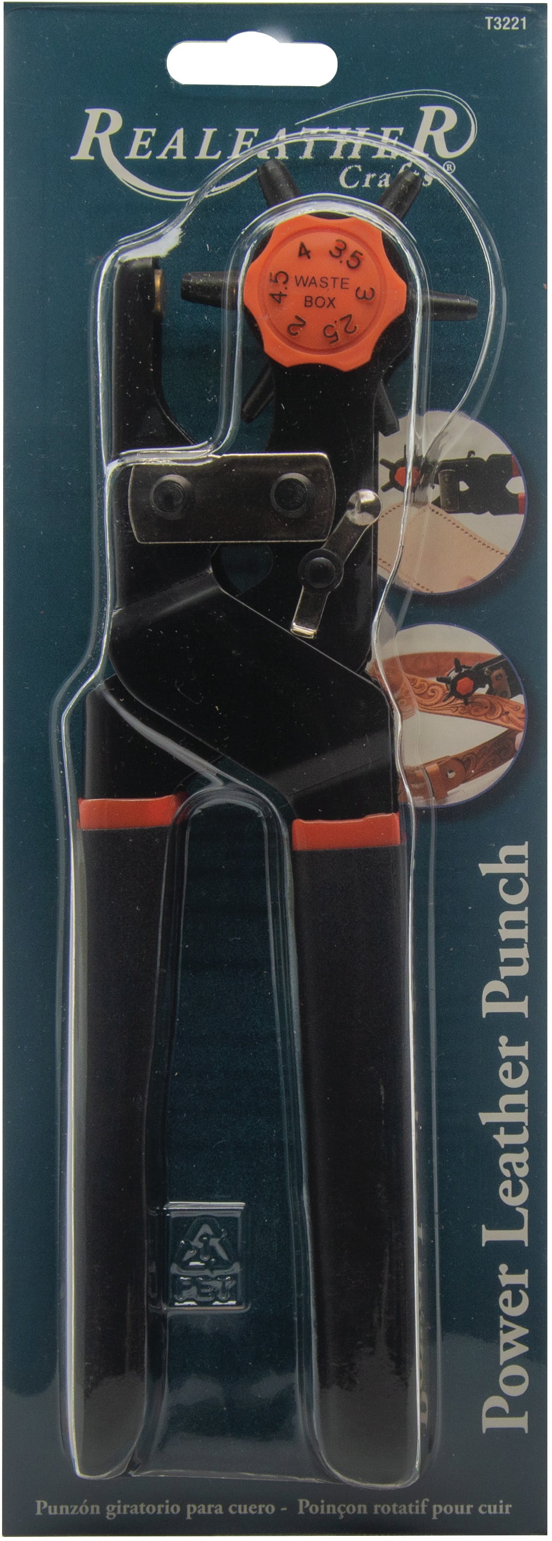 Realeather(R) Crafts Power Leather Punch