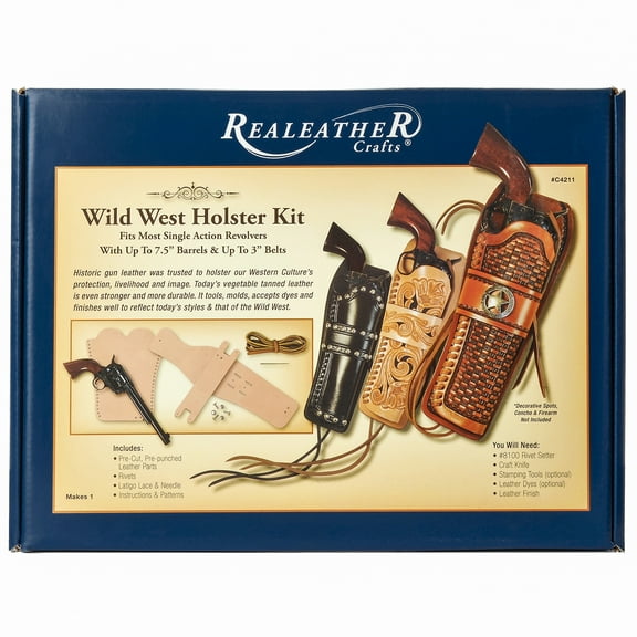 Realeather(R) Crafts Wild West Holster Kit