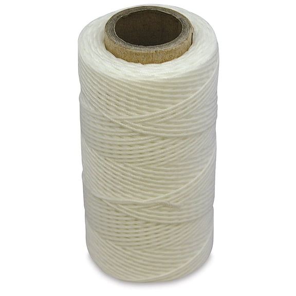 Realeather Waxed Thread - 4 oz, Approx 150 yd, White