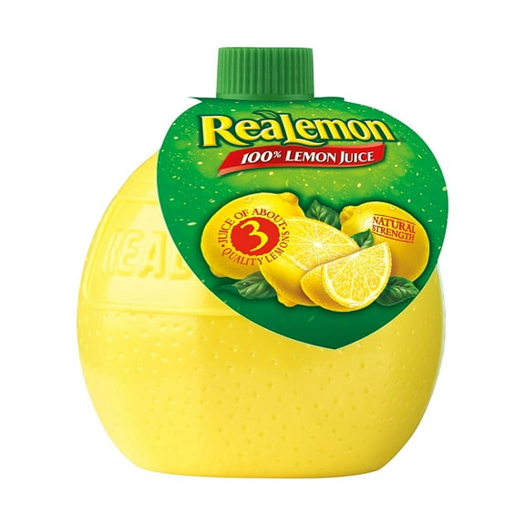 Realemon 100% Lemon Juice, 4.5 oz - Case of 24
