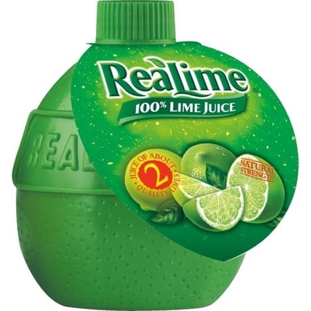 Realemon 100 Percent Lime Juice, 2.5 Ounce -- 24 per Case.