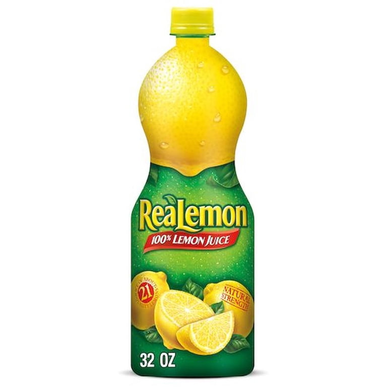 Realemon Lemon Juice, 32 Ounce -- 12 per Case. - Walmart.com