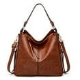 Realer Handbag Women's Shopper Bag Tote Leather Shoulder Bag Large