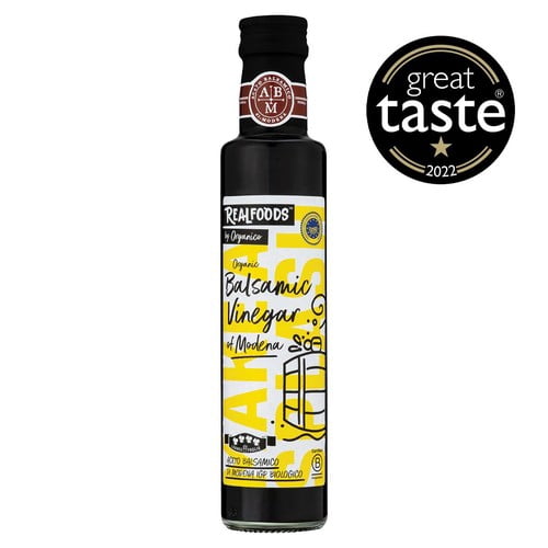 Realfoods Organic Balsamic Vinegar 250ml, British Import (Pack of 2)