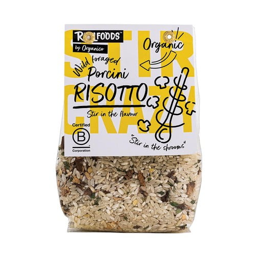 Realfoods Organic Porcini Risotto 250g, British Import (Pack of 2)