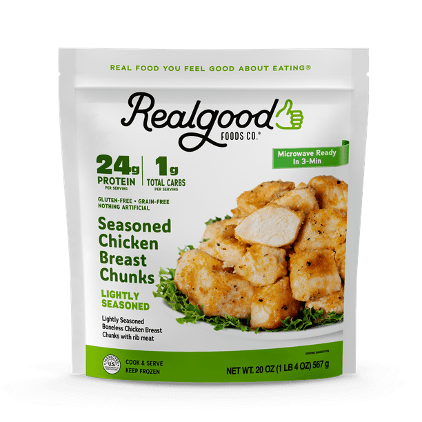 Realgood Foods Lightly Seasoned Chicken Nuggets for Breakroom