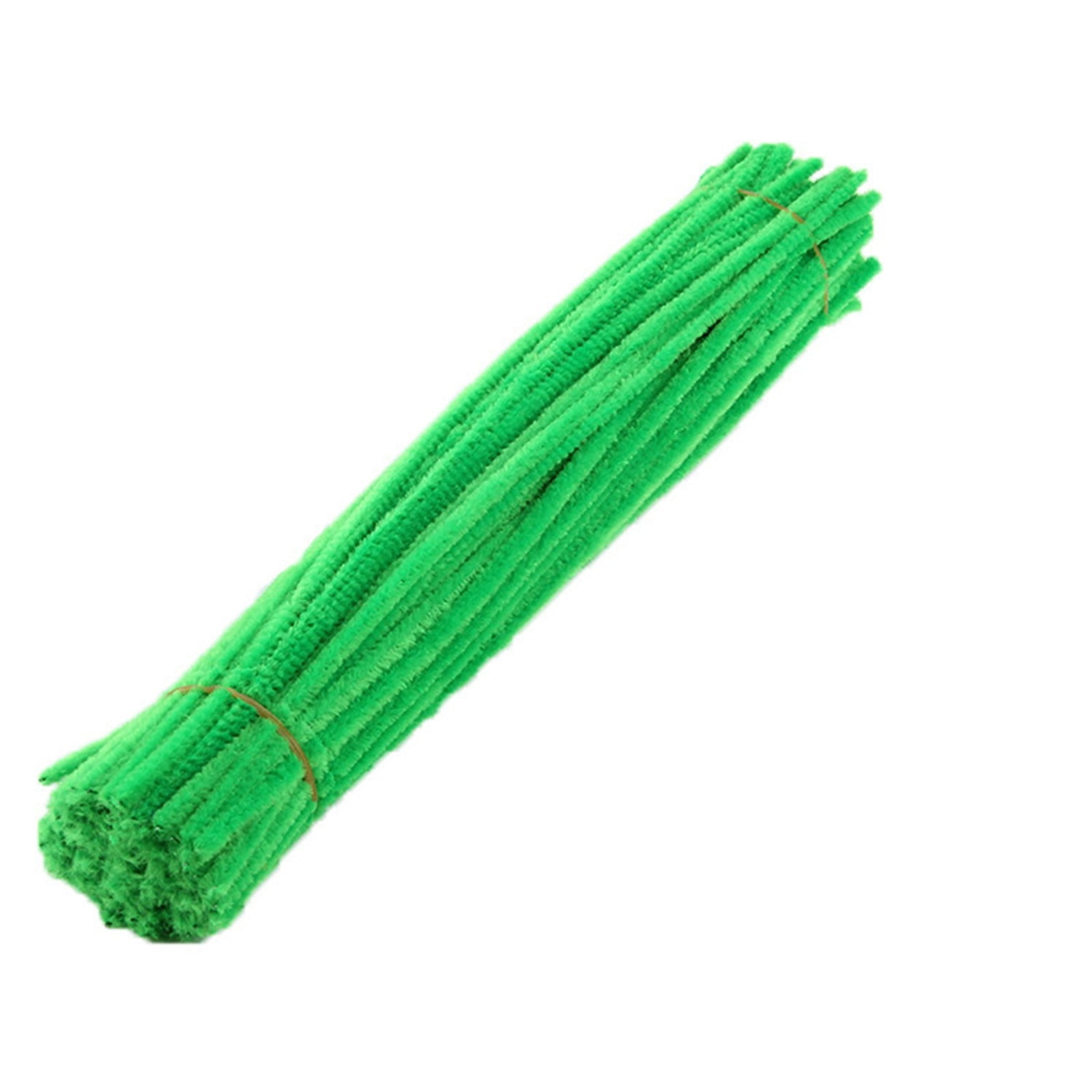 100 Pieces Pipe Cleaners Chenille Stem, Solid Color Pipe Cleaners Set for  Pipe Cleaners DIY Arts Crafts Decorations, Chenille Stems Pipe Cleaners  (Fruit Green) 