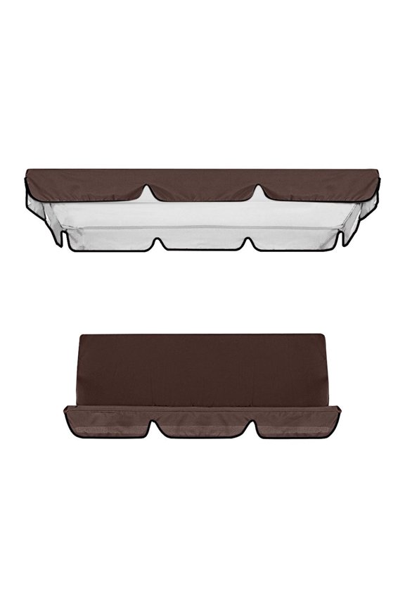 3-Seat Swing Waterproof Canopy, Garden Swing Seat Replacement Canopy, Double Swing Replacement Oxford Cloth Canopy, Outdoor Patio Swing Seat Cover