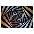 thumbnail image 1 of Realhomelove 3D Vortexes Illusion Rugs 3D Visual Optical Creative Carpet Mondern Non-Slip Floor Mat for Entrance Bedroom Living Room Playroom Dining Home Decor Area Rug 63" X 47", 1 of 4