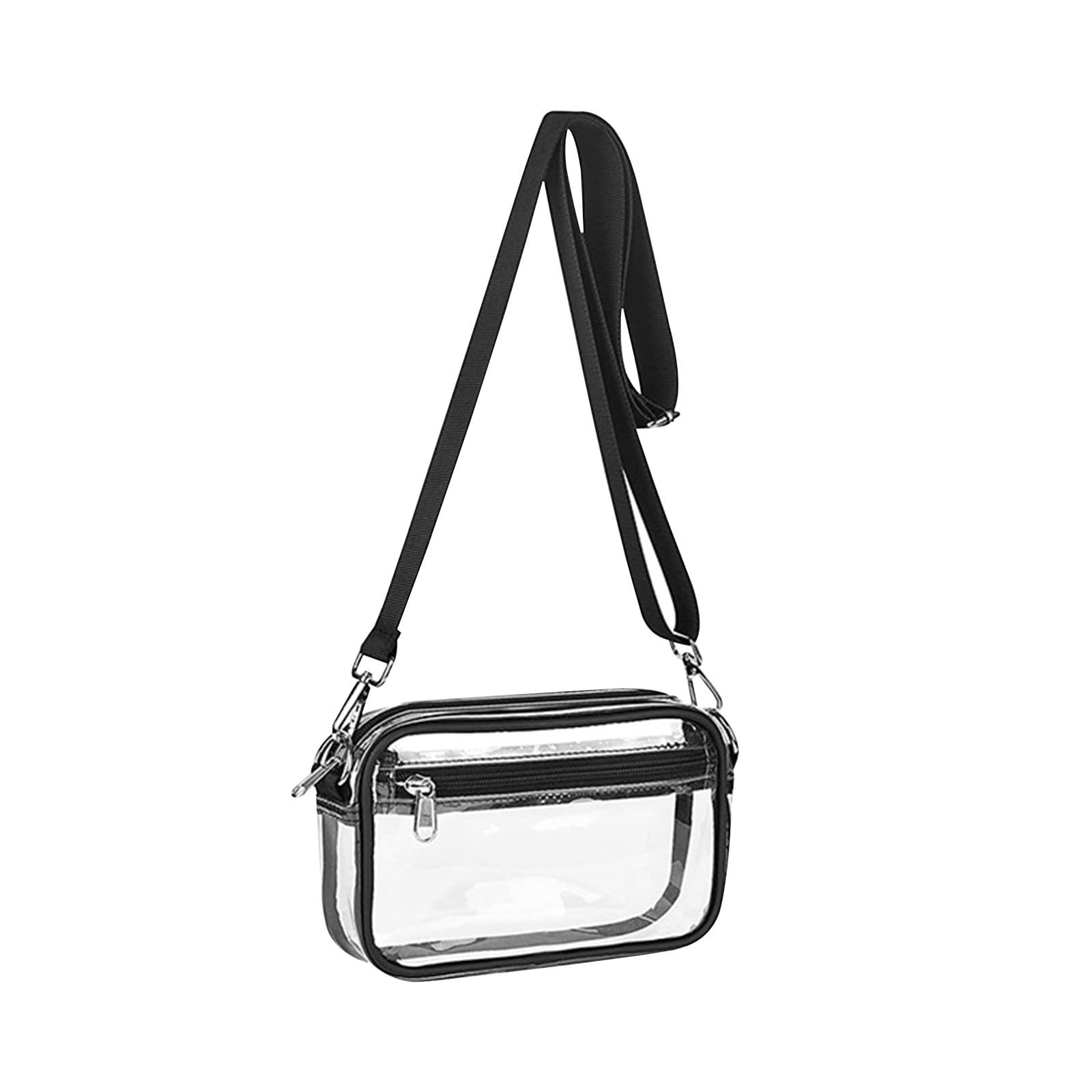 NBPOWER Clear Bag Stadium Approved, Leopard Shoulder Strap and Transparent Crossbody  Bag for Women, Clear Handbags with Interchangeable Shoulder Strap, for  Concert Sports Events & Amusement Park 