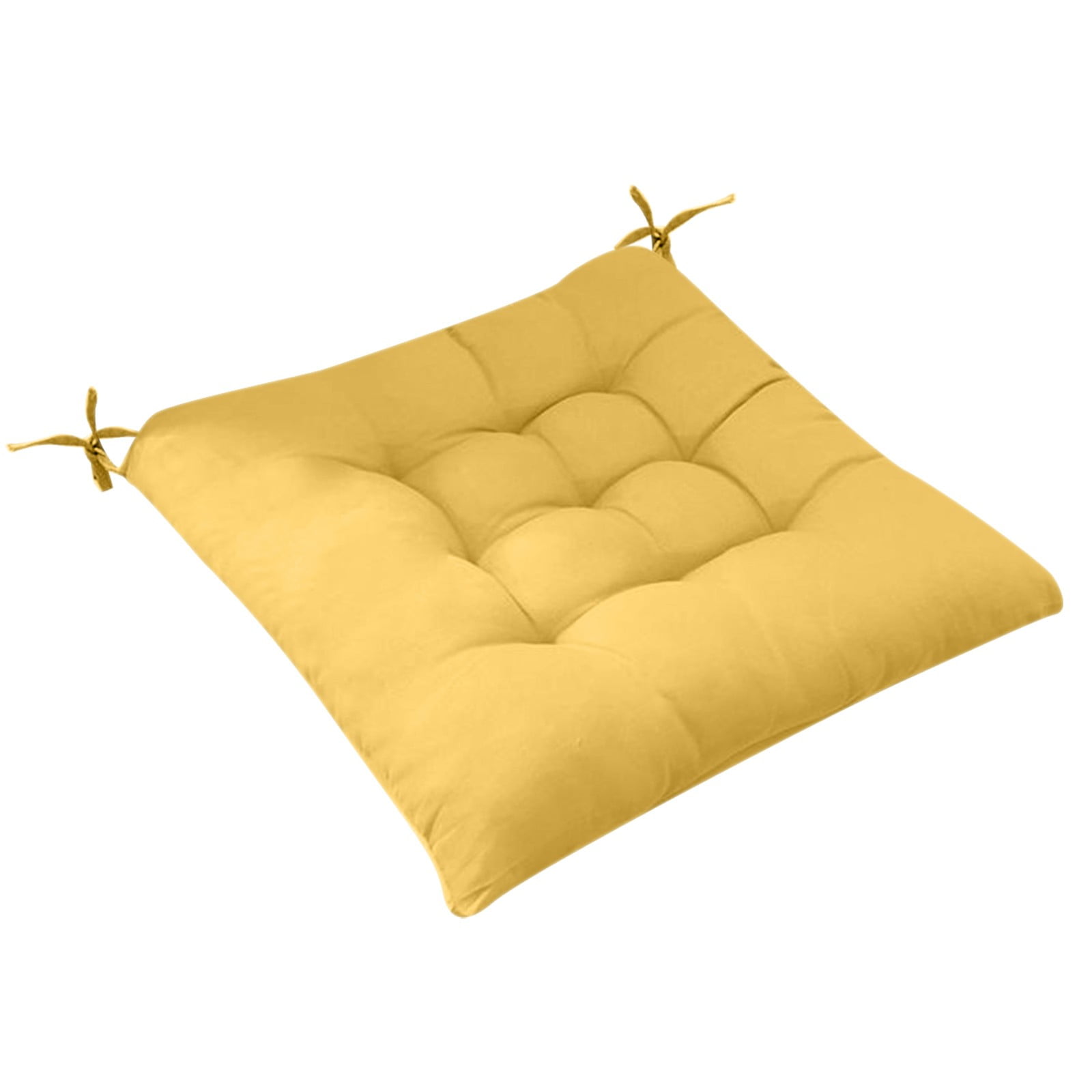 Seat Cushion Soft Chair Pads Ultra Soft Warm Chair Cushion Pillow Non-Skid  Backing Cushion For Home Office Yellow 