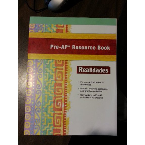 Pre-Owned Realidades Pre-AP Resource Book Pearson 2014 (Paperback) 0133202054 9780133202052