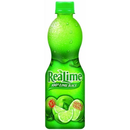 Realime 100% Lime Juice, 15 oz (Pack of 16)