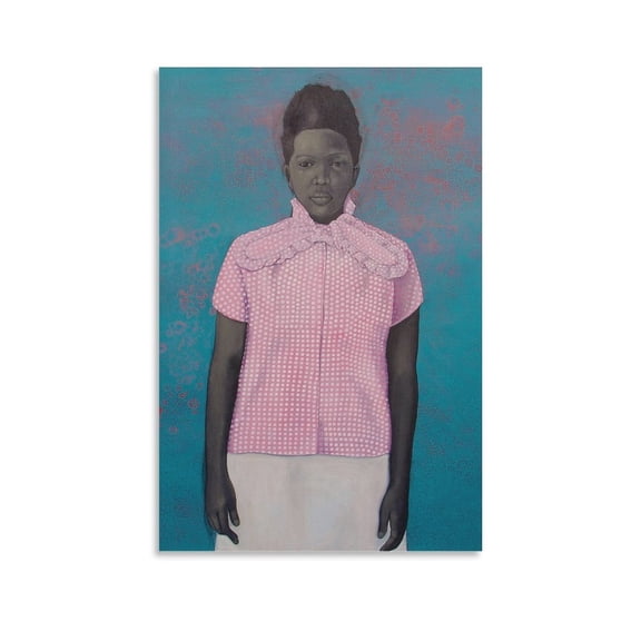 Realism Portrait Painter Amy Sherald Painting Art Poster (16) Canvas Wall Art Prints Poster Gifts Photo Picture Painting Posters Room Decor Home Decorative 16x24inch(40x60cm)