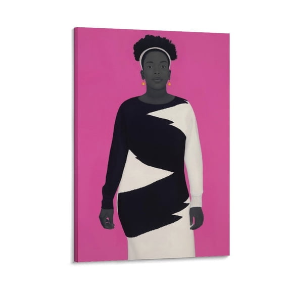 Realism Portrait Painter Amy Sherald Painting Art Poster (19) Room Aesthetic Poster Print Art Wall Painting Canvas Posters Gifts Modern Bedroom Decor 16x24inch(40x60cm)