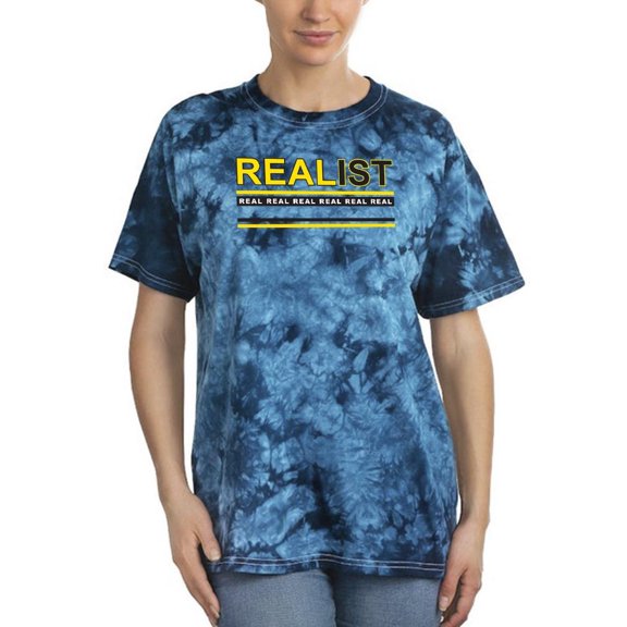 Realist Banner Yellow Noir Tie Dye Crystal Women -Image by Shutterstock, Female XX-Large