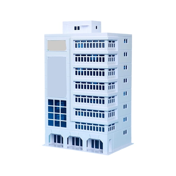 Realistic 1:150 Scale Craft Tower Model Building Kits for Adult Craft Project Lover and Kids Spatial Imagination Skill