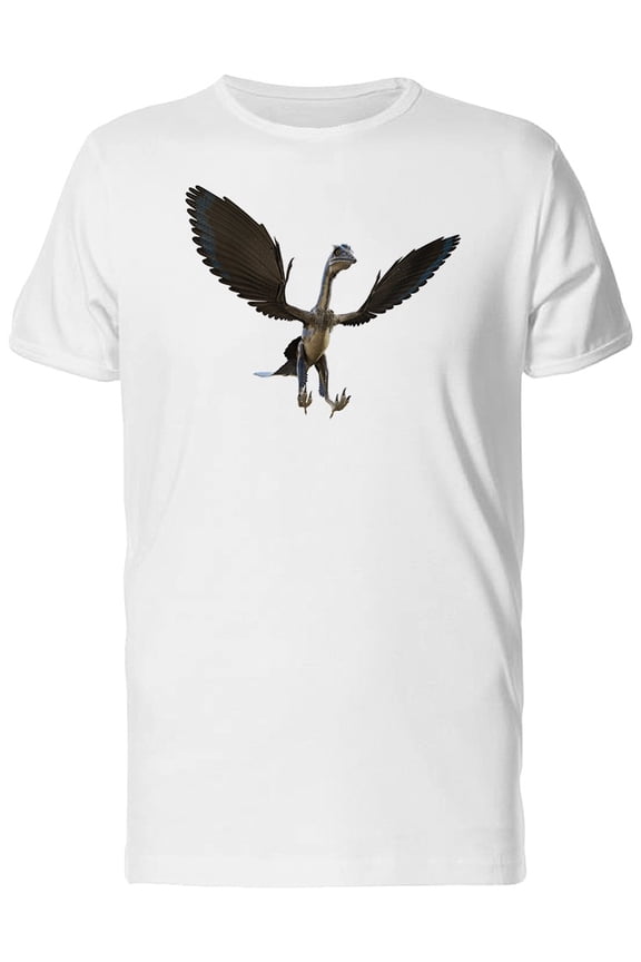 Realistic 3D Archaeopteryx T-Shirt Men -Image by Shutterstock, Male Large